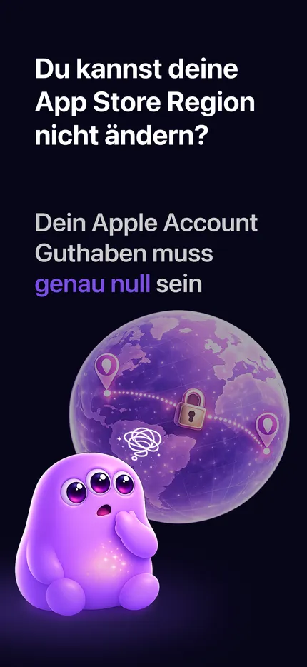 Zero Balance iOS-App auf dem iPhone - Erfolgsbildschirm All Set, der zeigt, wie das Apple Account Guthaben mit dem gewählten Paket kleiner App-Store-Artikel auf 0,00 € geleert wurde