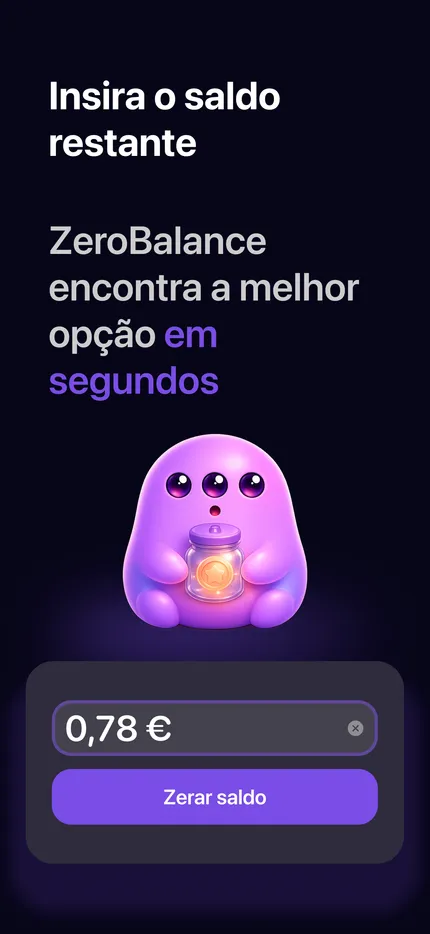 App Zero Balance no iPhone - tela de dicas pro: mudar de país na App Store exige saldo zero e o saldo de cartão-presente é regional